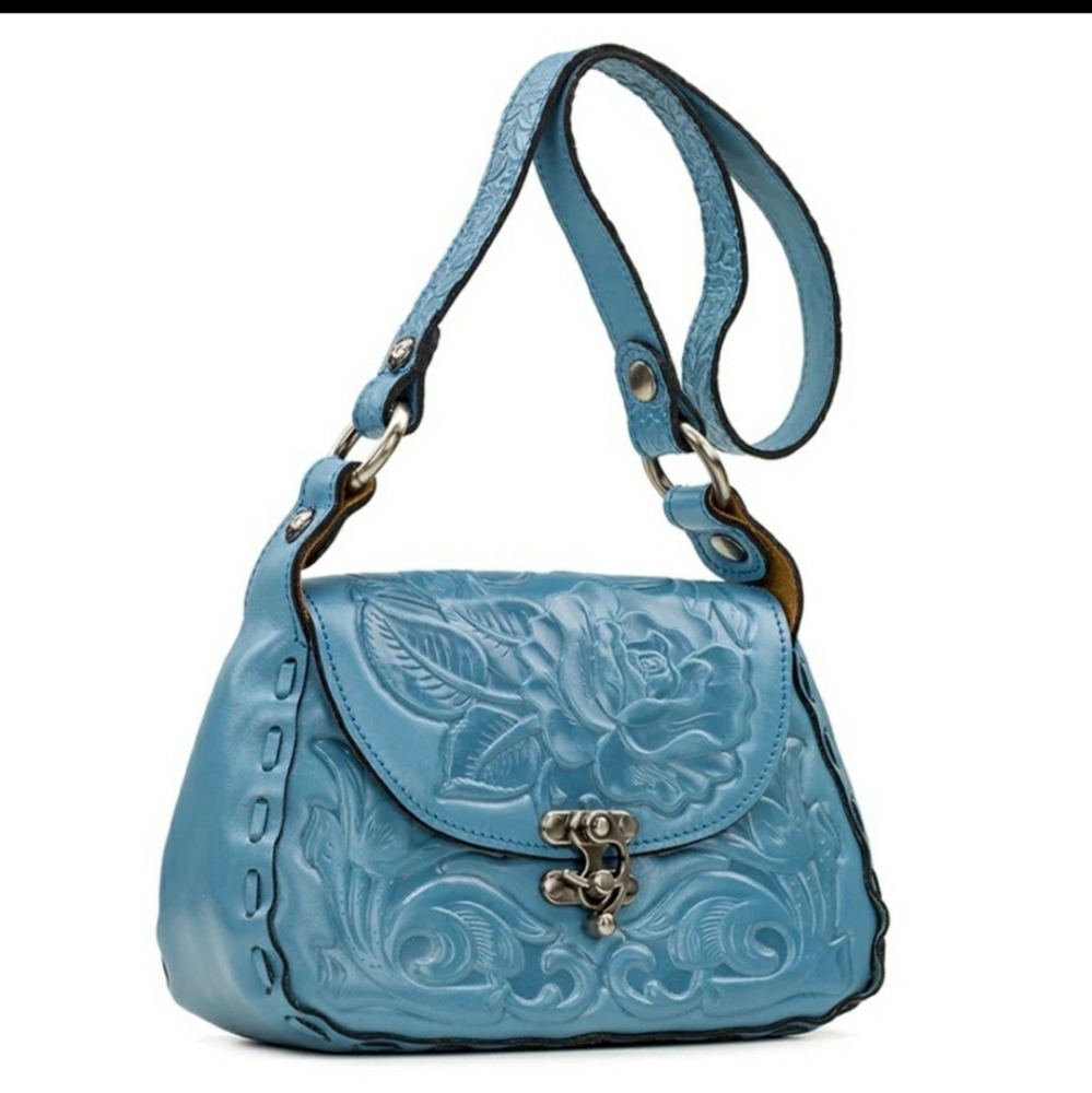 Patricia Nash Rose Tooled Bag